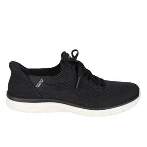Skechers Swift Fit Hands Free Slip-In‎ Athletic Shoes Black 179181 BLK Women 7.5